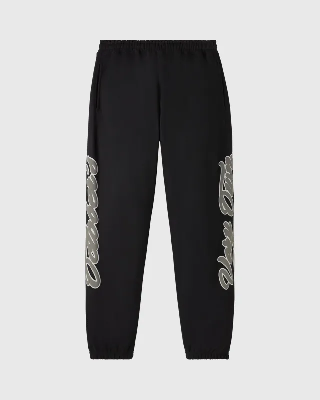 Sports Script Sweatpant - Black sold by OVO