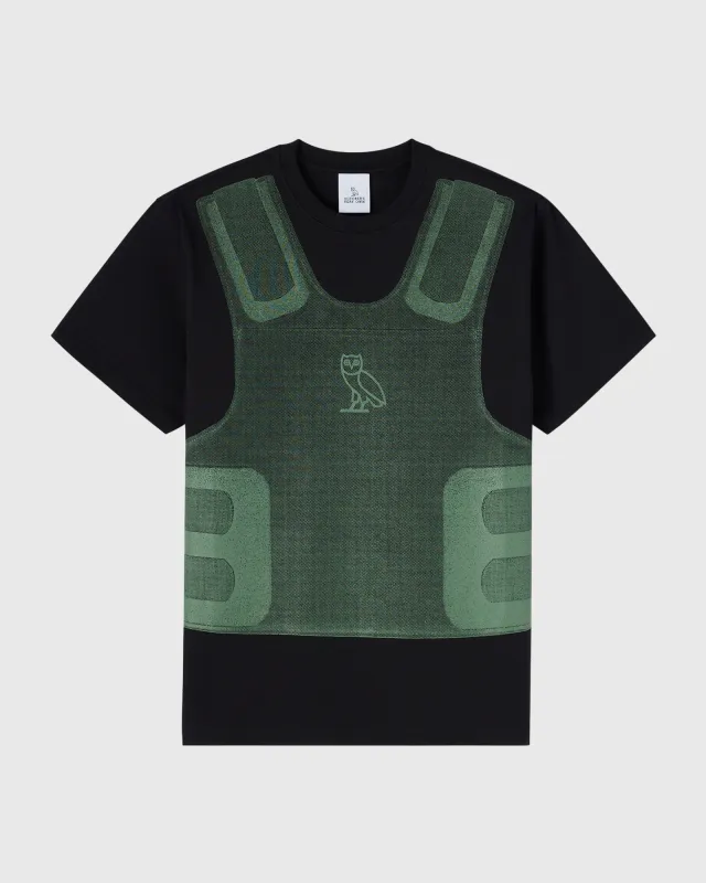 Tactical Vest Tee - Black/Olive sold by OVO