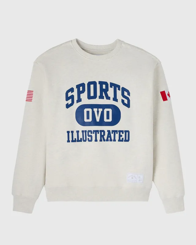 Sports Illustrated Gym Crewneck - Heather Grey sold by OVO