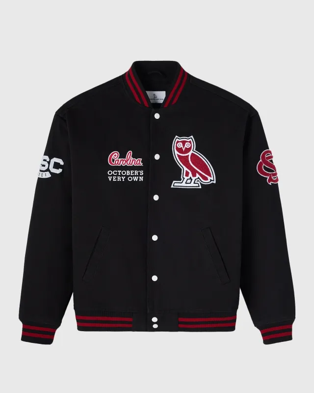 South Carolina Gamecocks Varsity Jacket - Black made by OVO