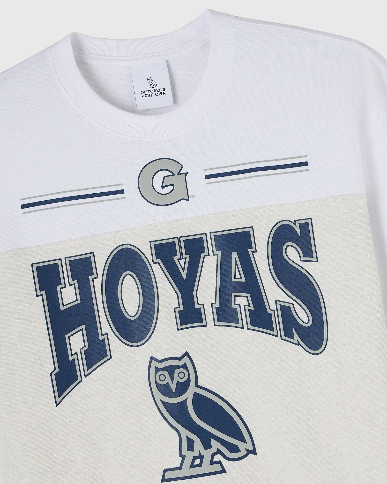Georgetown Hoyas Paneled Tee - Ash Heather Grey sold by OVO product image thumbnail 3