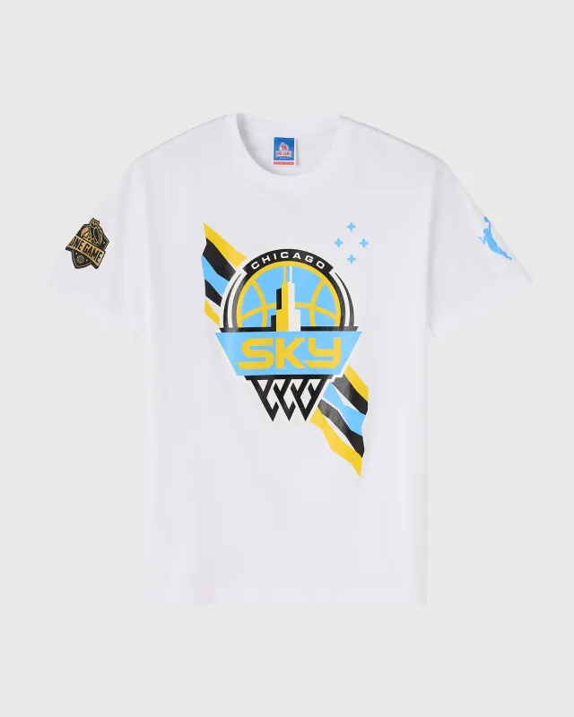 WNBA Chicago Sky Tee - White sold by OVO