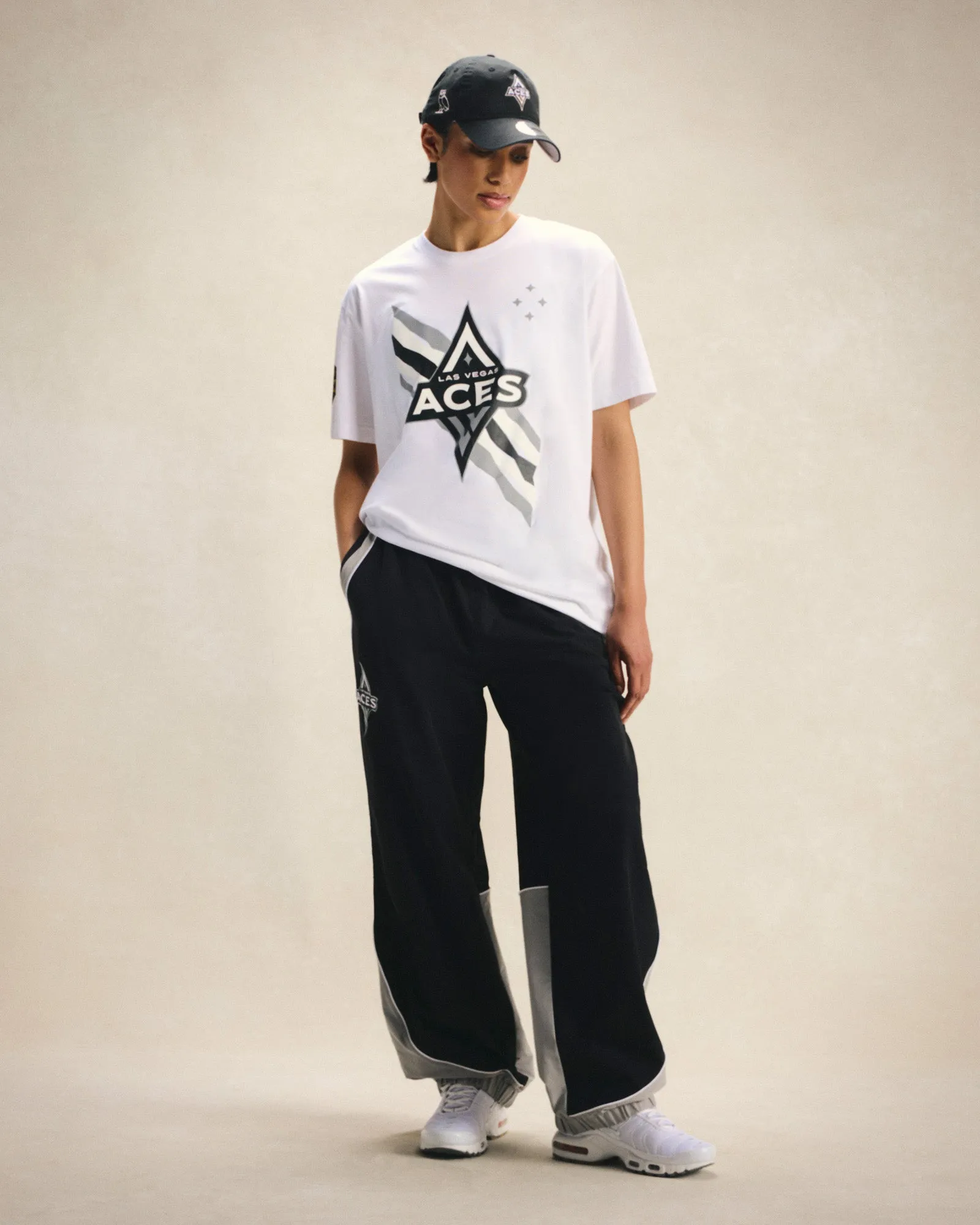 WNBA Las Vegas Aces Track Pant - Black sold by OVO product image thumbnail 2