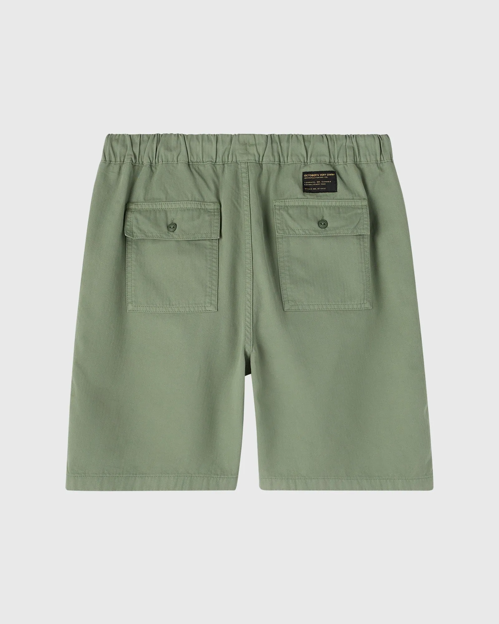 Herringbone Fatigue Short - Olive sold by OVO product image thumbnail 4