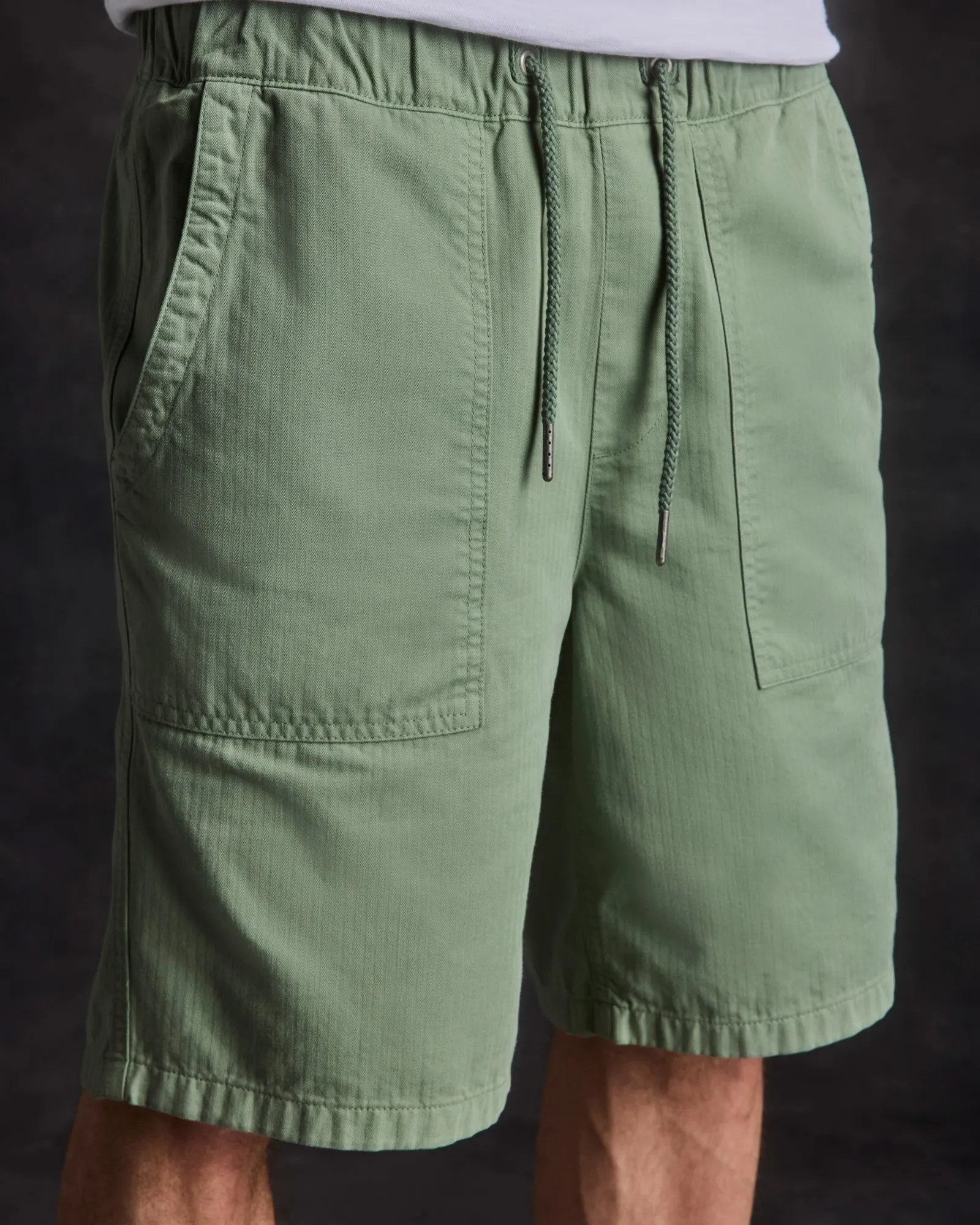 Herringbone Fatigue Short - Olive sold by OVO product image thumbnail 2