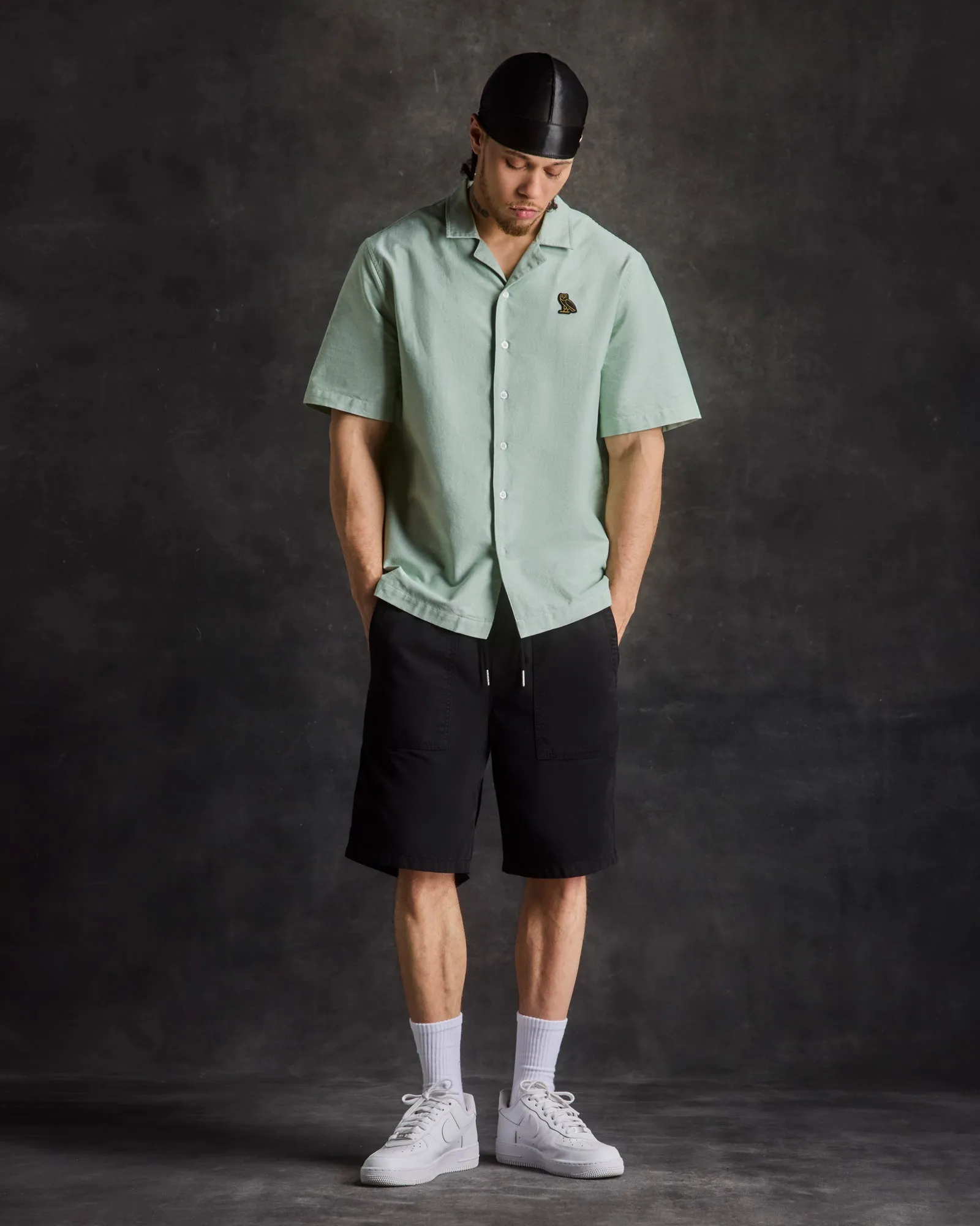Herringbone Fatigue Short - Black sold by OVO product image thumbnail 3