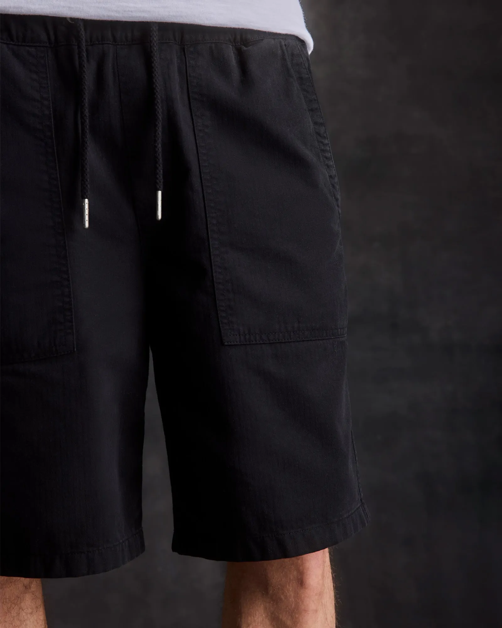 Herringbone Fatigue Short - Black sold by OVO product image thumbnail 2