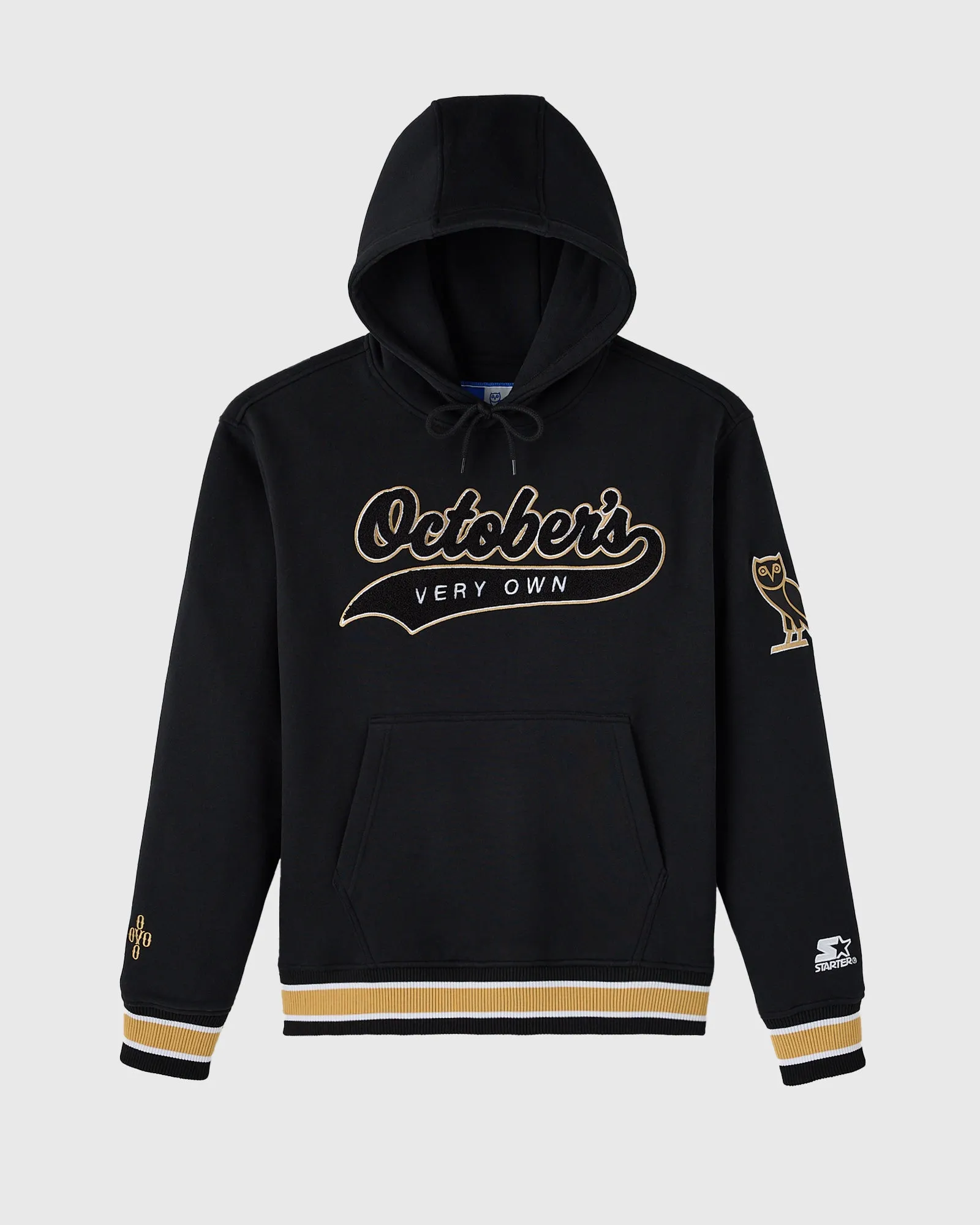 STARTER Team Script Hoodie - Black sold by OVO