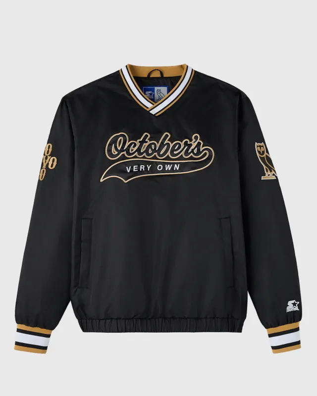 STARTER October's V-Neck Pullover - Black sold by OVO