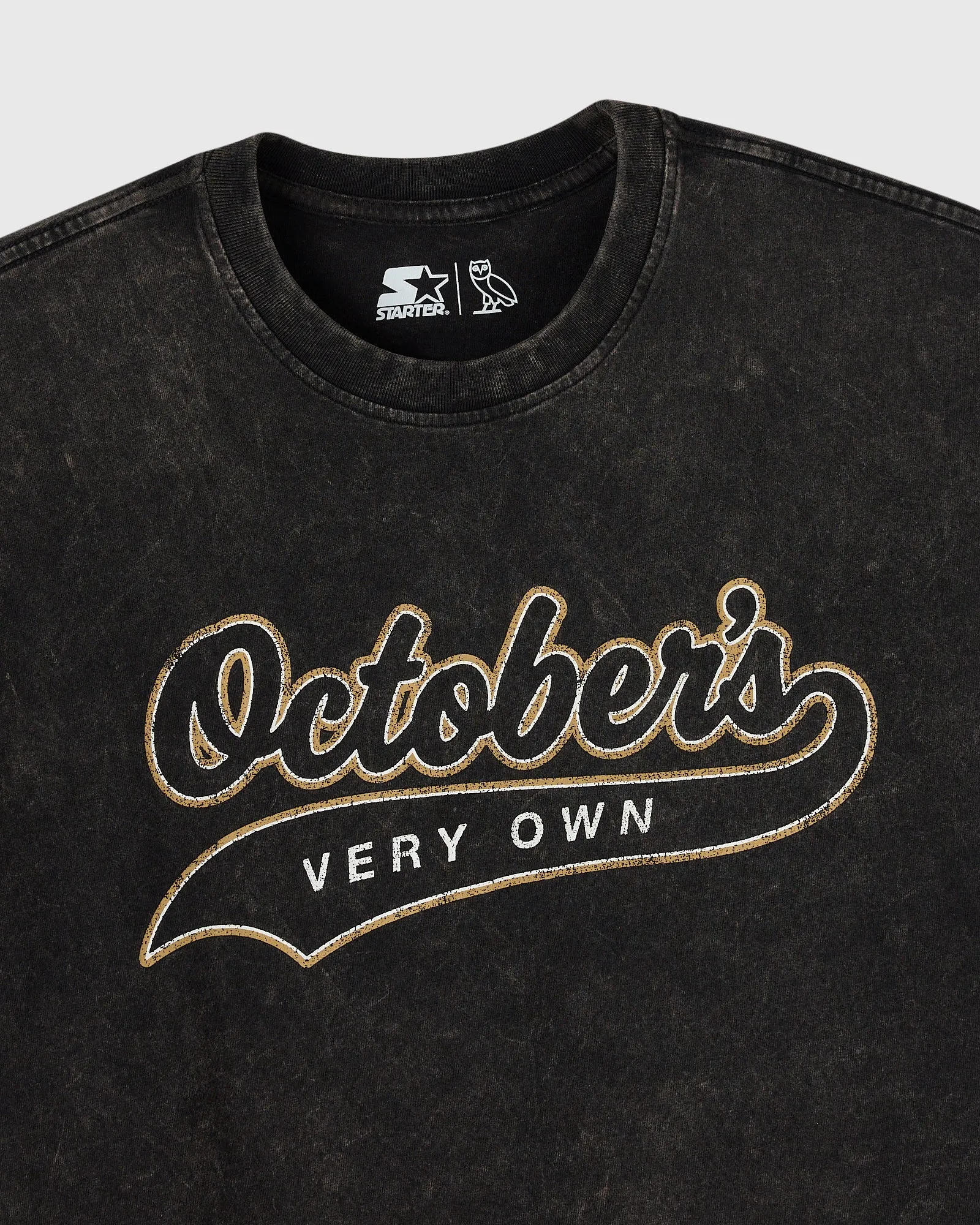 STARTER Team Script Vintage Wash Tee - Black sold by OVO product image thumbnail 2
