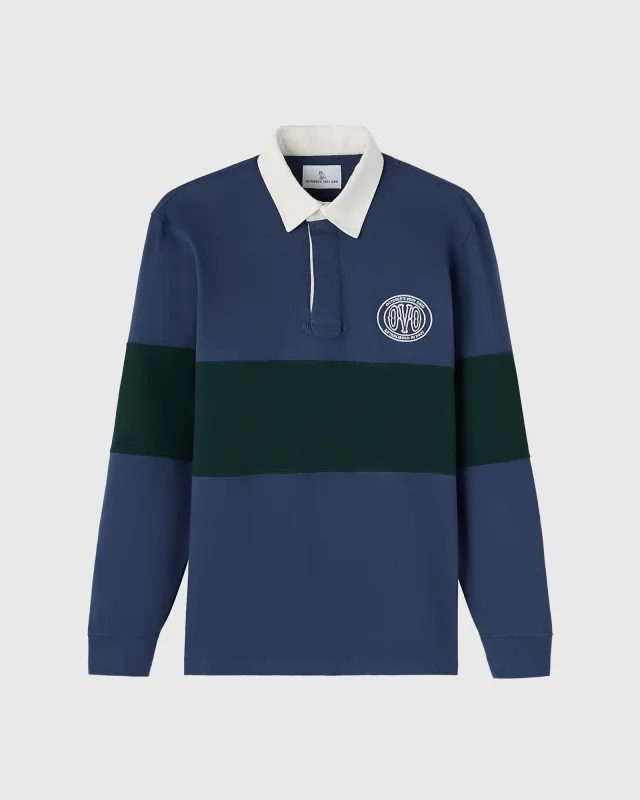 COLOR BLOCK RUGBY POLO - STARLING sold by OVO