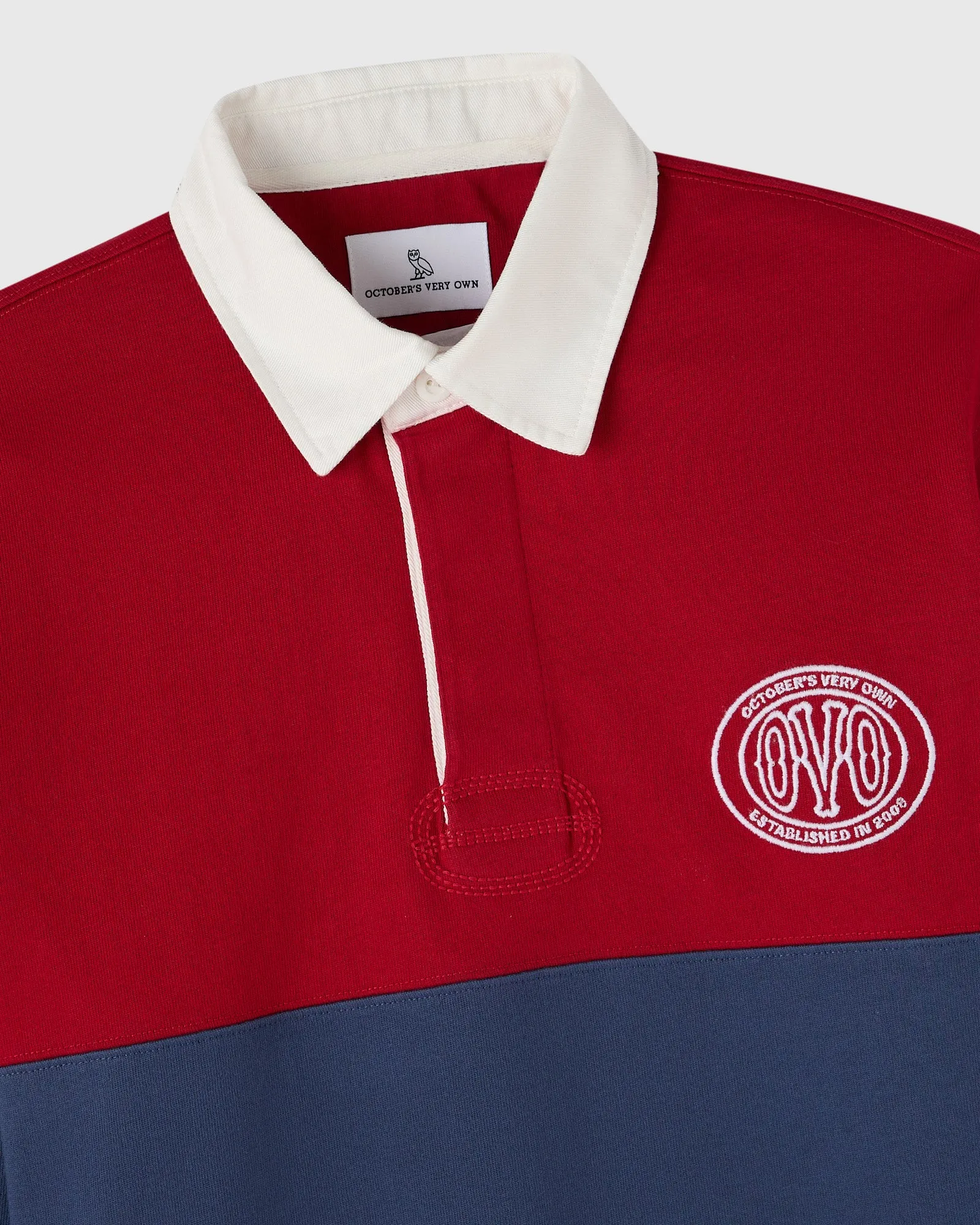 COLOR BLOCK RUGBY POLO - GARNET sold by OVO product image thumbnail 2