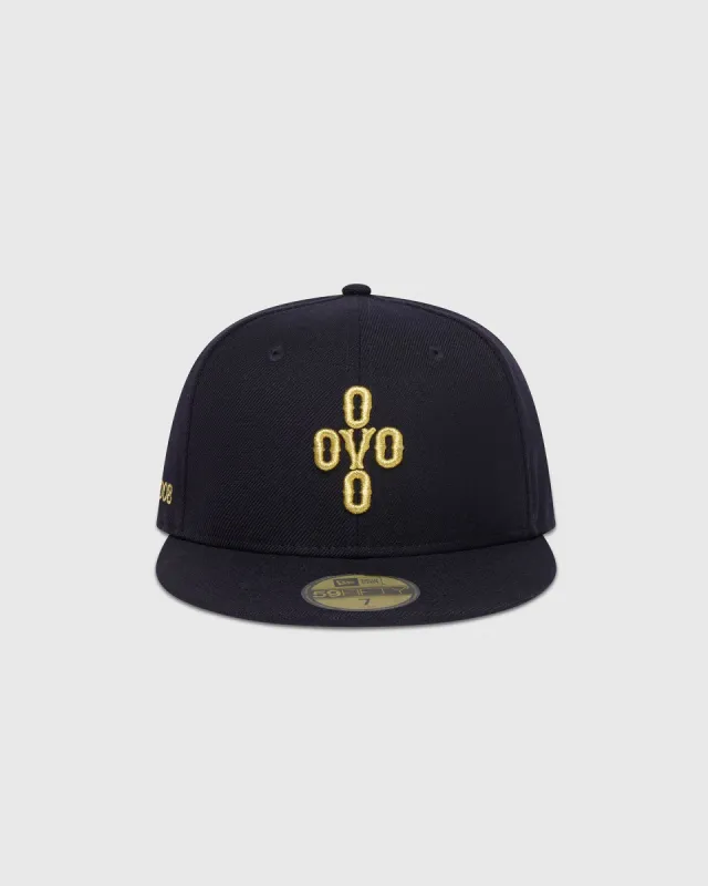 Pom Pom New Era 59Fifty Fitted Cap - Navy sold by OVO