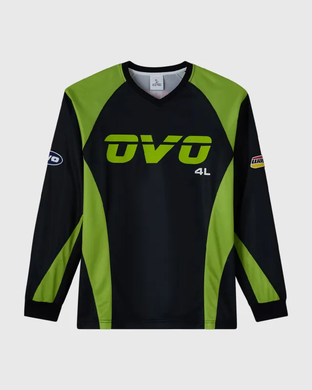 Snowcross Racing Jersey - Black made by OVO