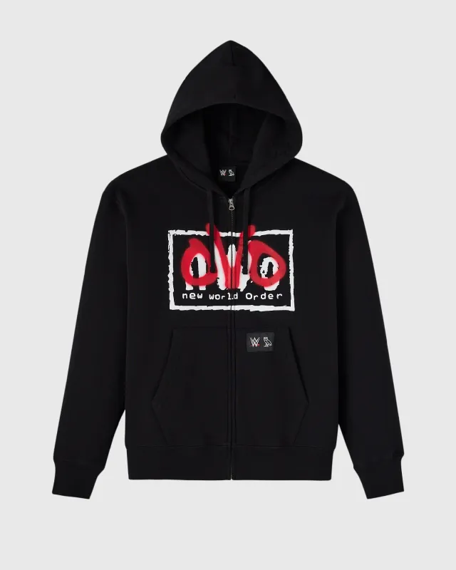 WWE New World Order Full-Zip Hoodie - Black made by OVO
