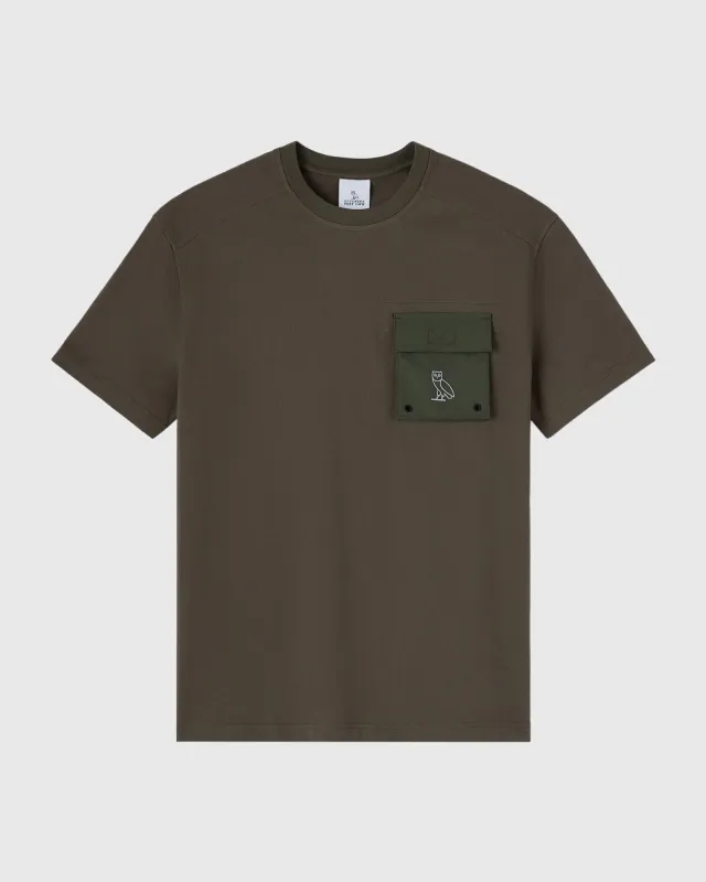 Tech Tee - Deep Olive made by OVO