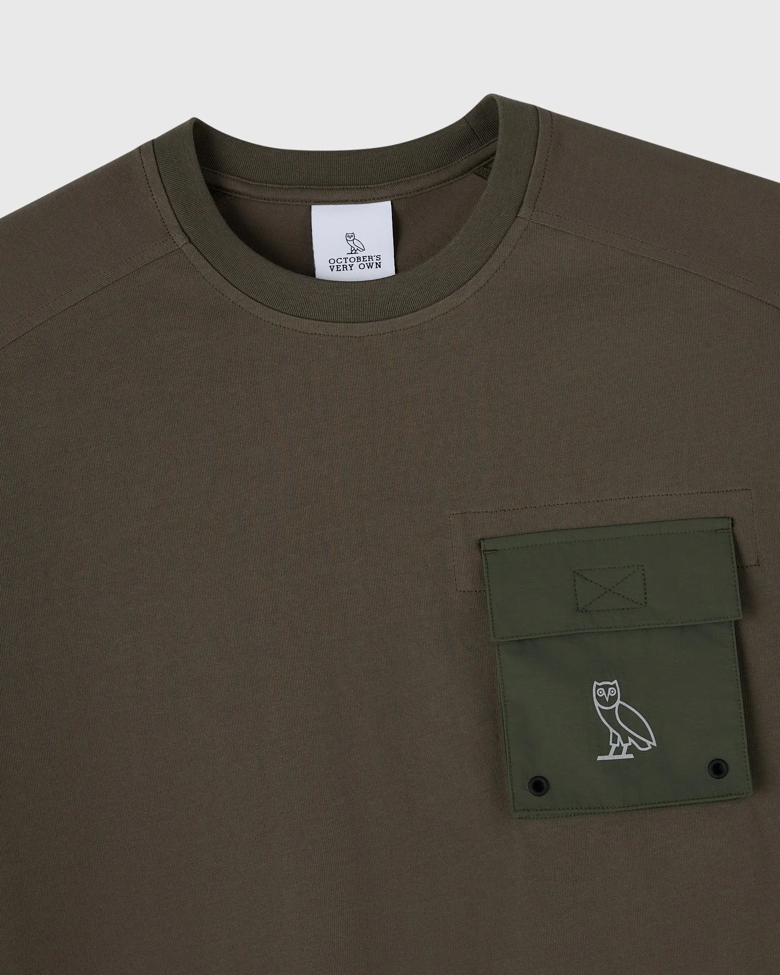 Tech Tee - Deep Olive sold by OVO product image thumbnail 2