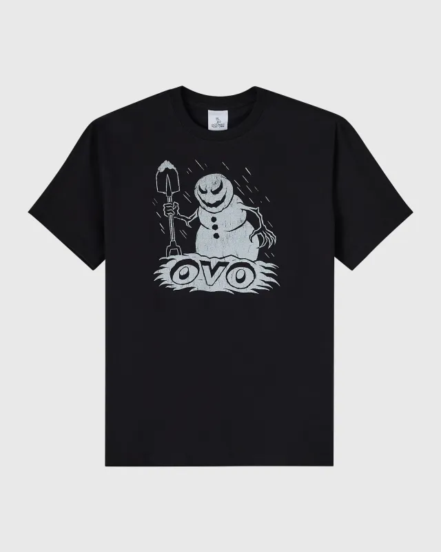 Snowman Tee - Black sold by OVO