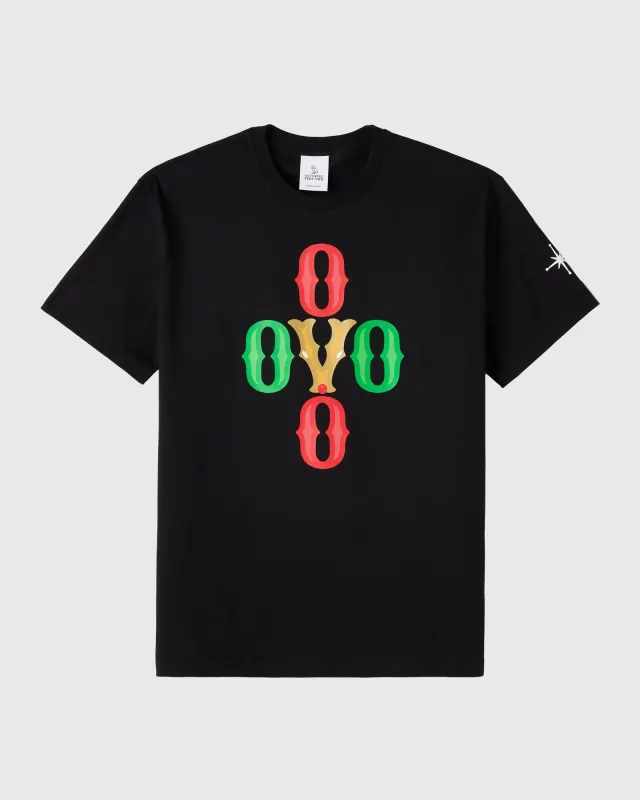 Reindeer Pom Pom Tee - Black sold by OVO