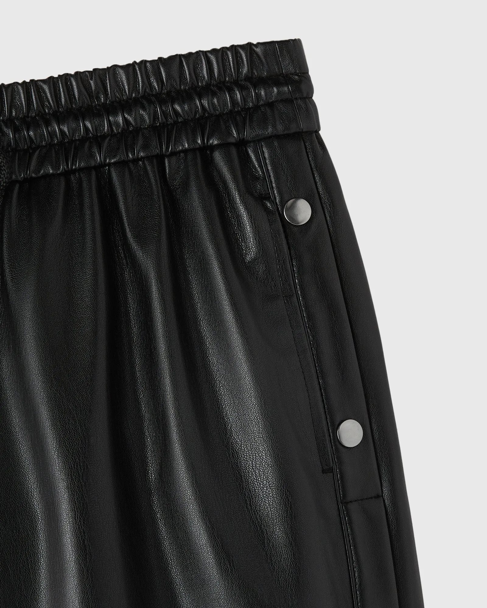 Pom Pom Faux-Leather Track Pant - Black sold by OVO product image thumbnail 4