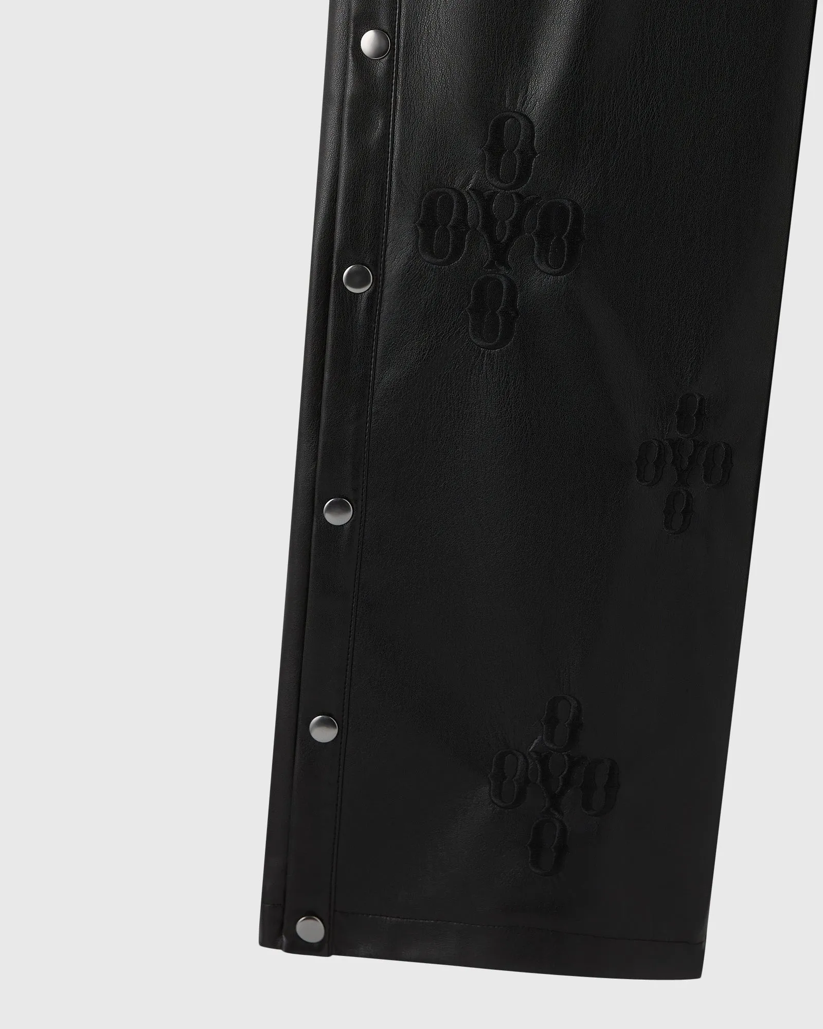 Pom Pom Faux-Leather Track Pant - Black sold by OVO product image thumbnail 2