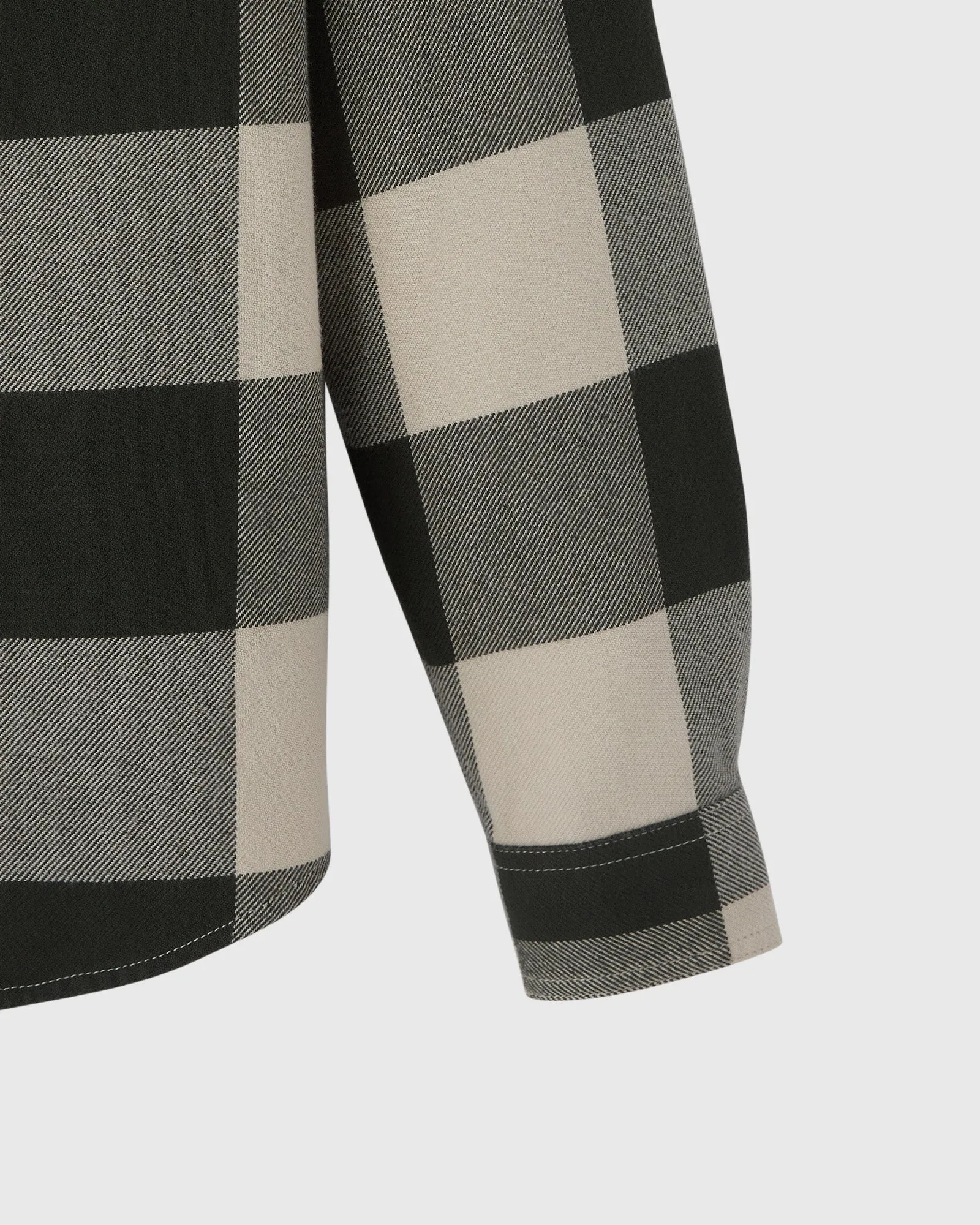 Plaid Flannel Shirt - Linen sold by OVO product image thumbnail 4