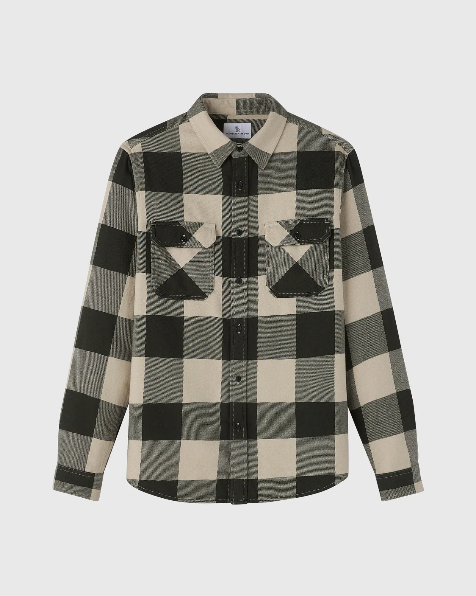 Plaid Flannel Shirt - Linen sold by OVO