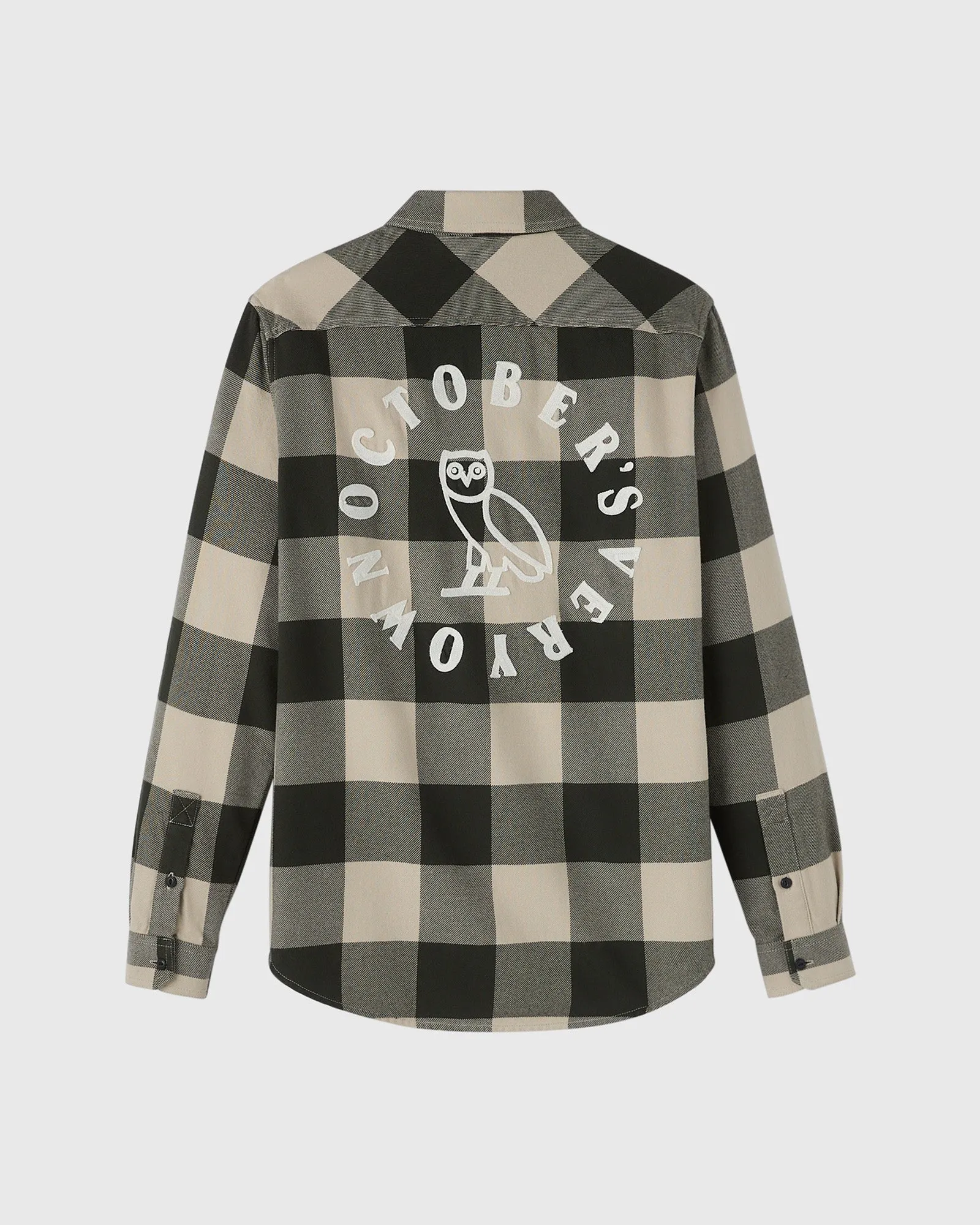 Plaid Flannel Shirt - Linen sold by OVO product image thumbnail 2