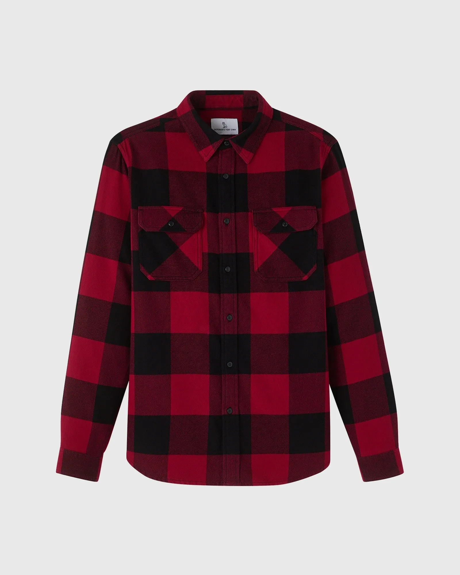 Plaid Flannel Shirt - Deep Red sold by OVO