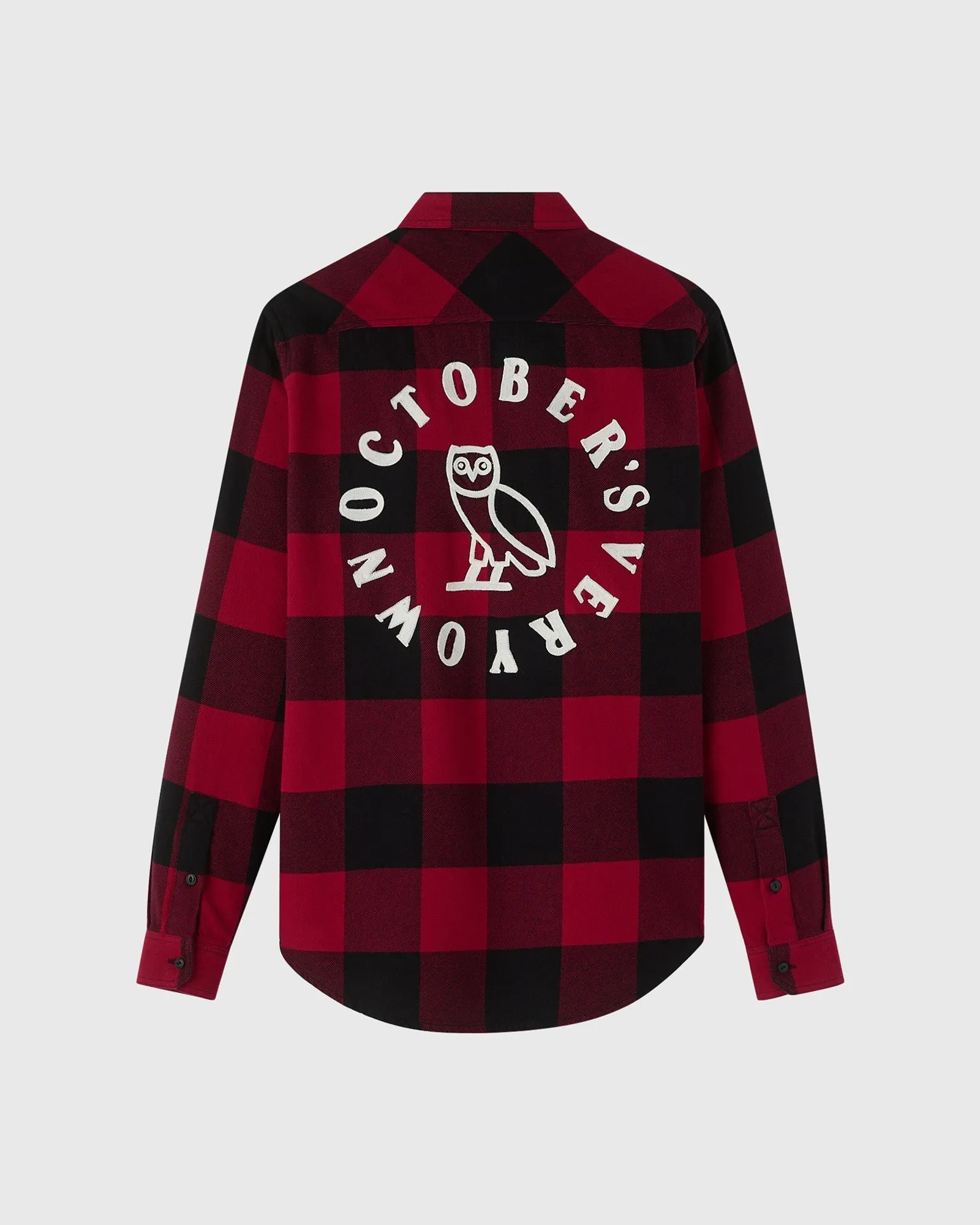 Plaid Flannel Shirt - Deep Red sold by OVO product image thumbnail 2