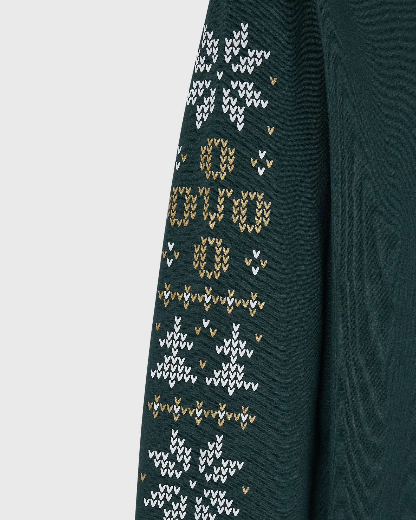 Snowflake Owl Long-Sleeve Tee - Midnight Green sold by OVO product image thumbnail 3