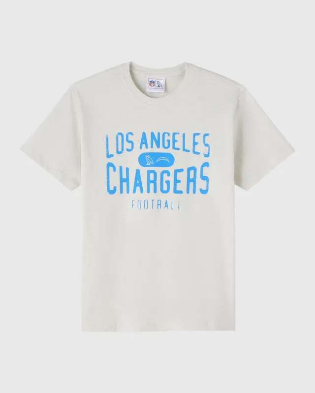 NFL Los Angeles Chargers Tee - Ash Heather Grey sold by OVO