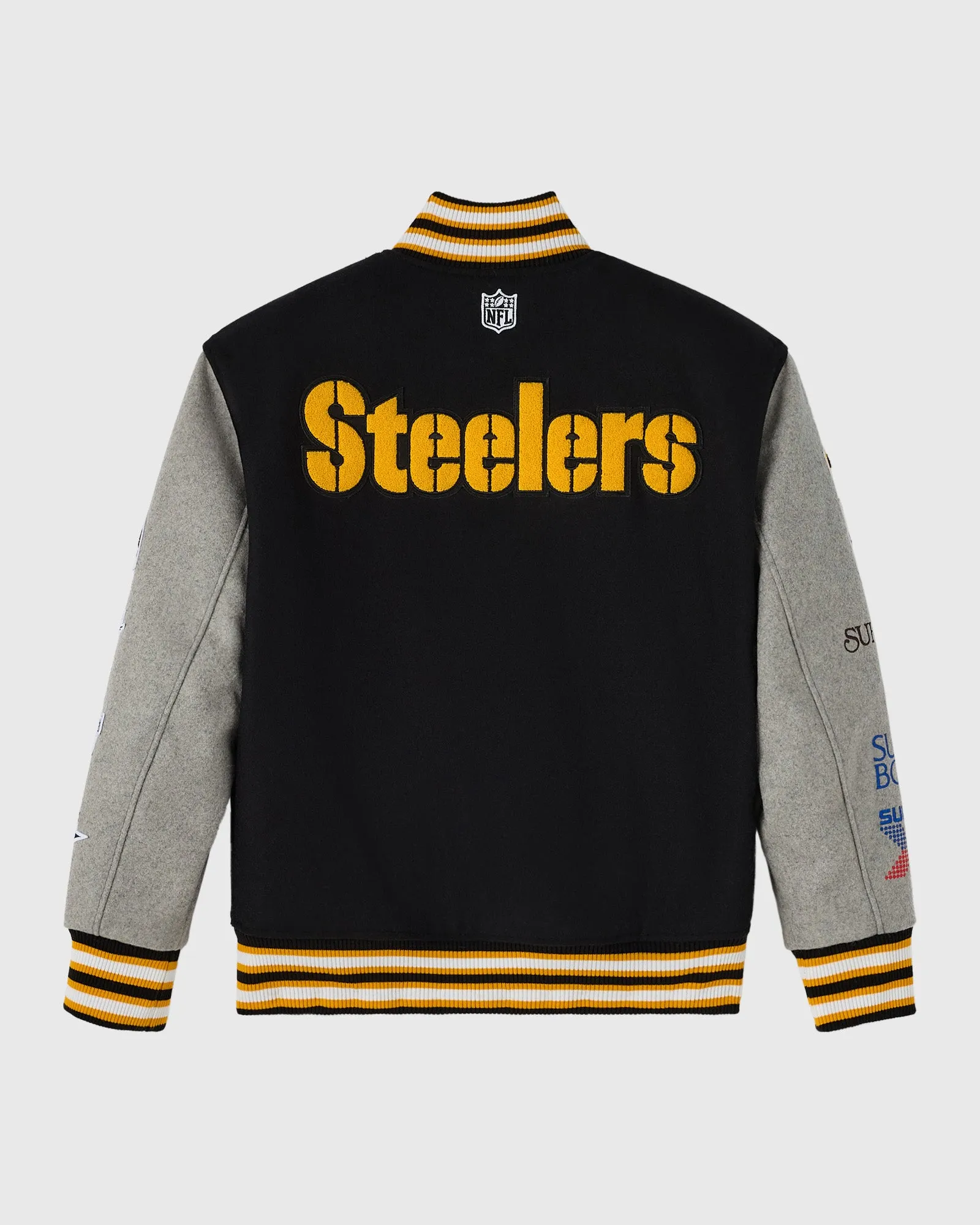 NFL Pittsburgh Steelers Varsity Jacket - Black sold by OVO product image thumbnail 2