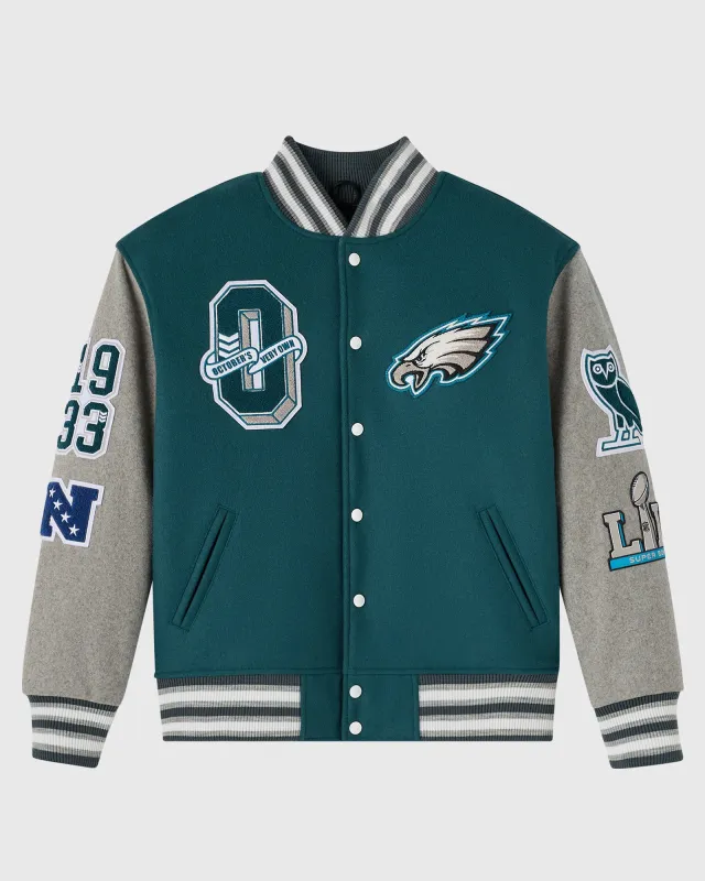 NFL Philadelphia Eagles Varsity Jacket - Green sold by OVO