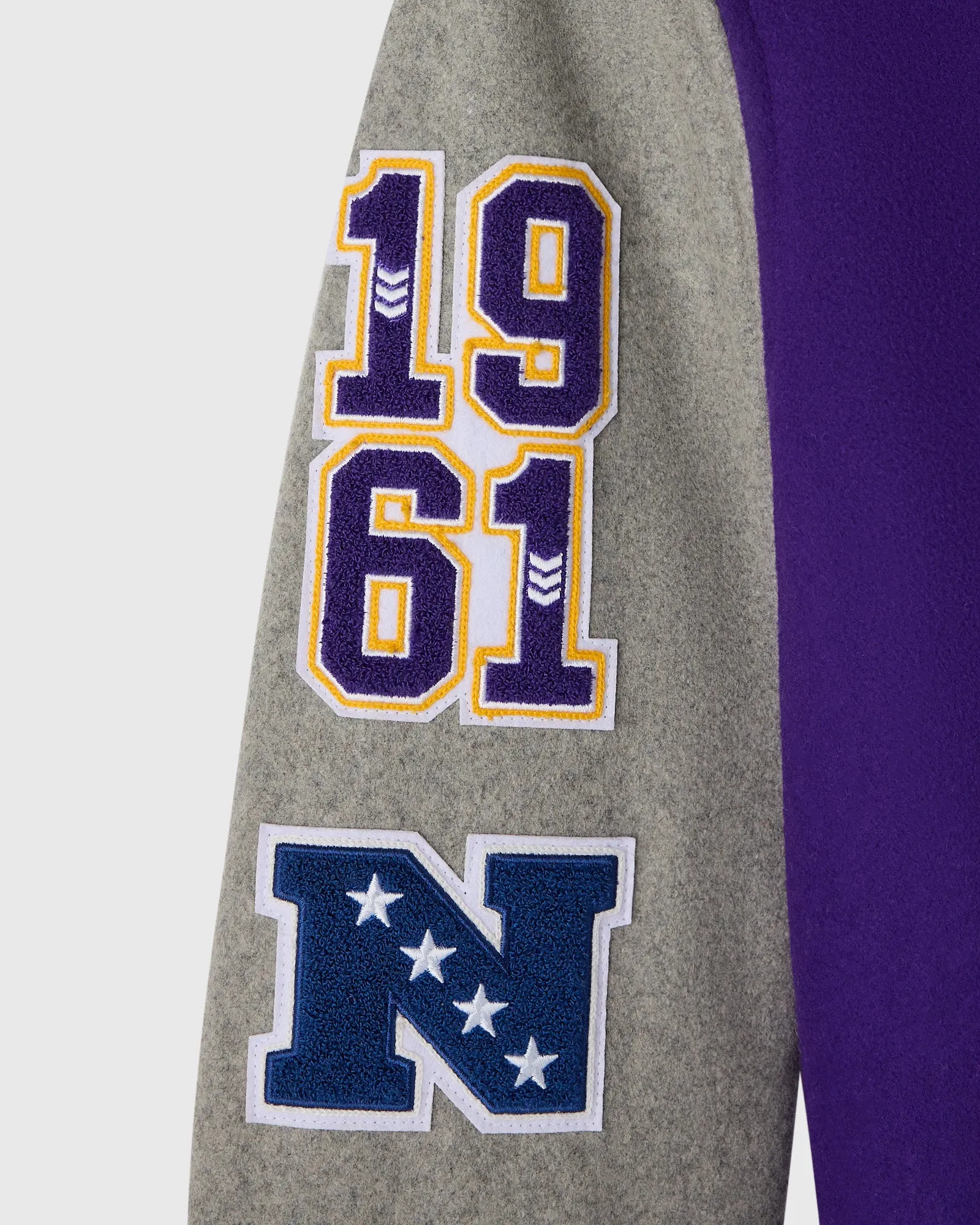 NFL Minnesota Vikings Varsity Jacket - Purple sold by OVO product image thumbnail 4