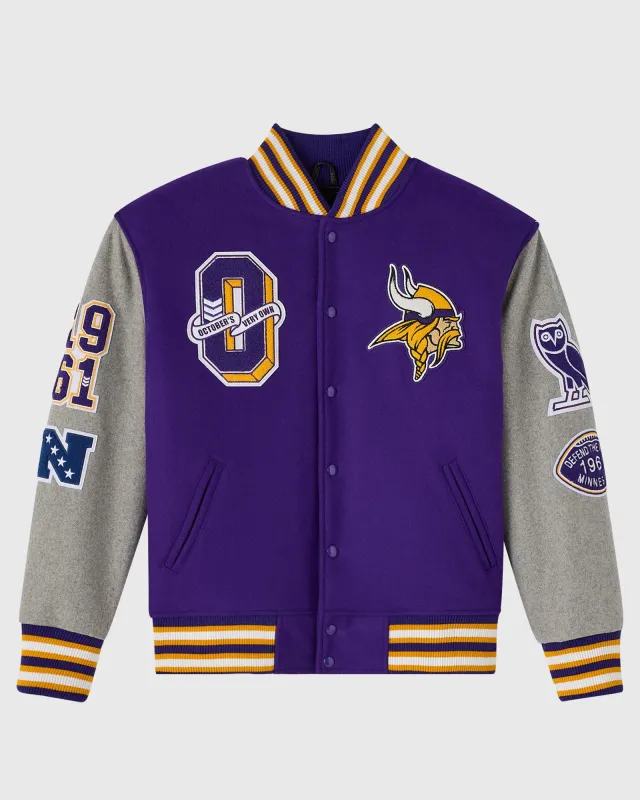 NFL Minnesota Vikings Varsity Jacket - Purple sold by OVO