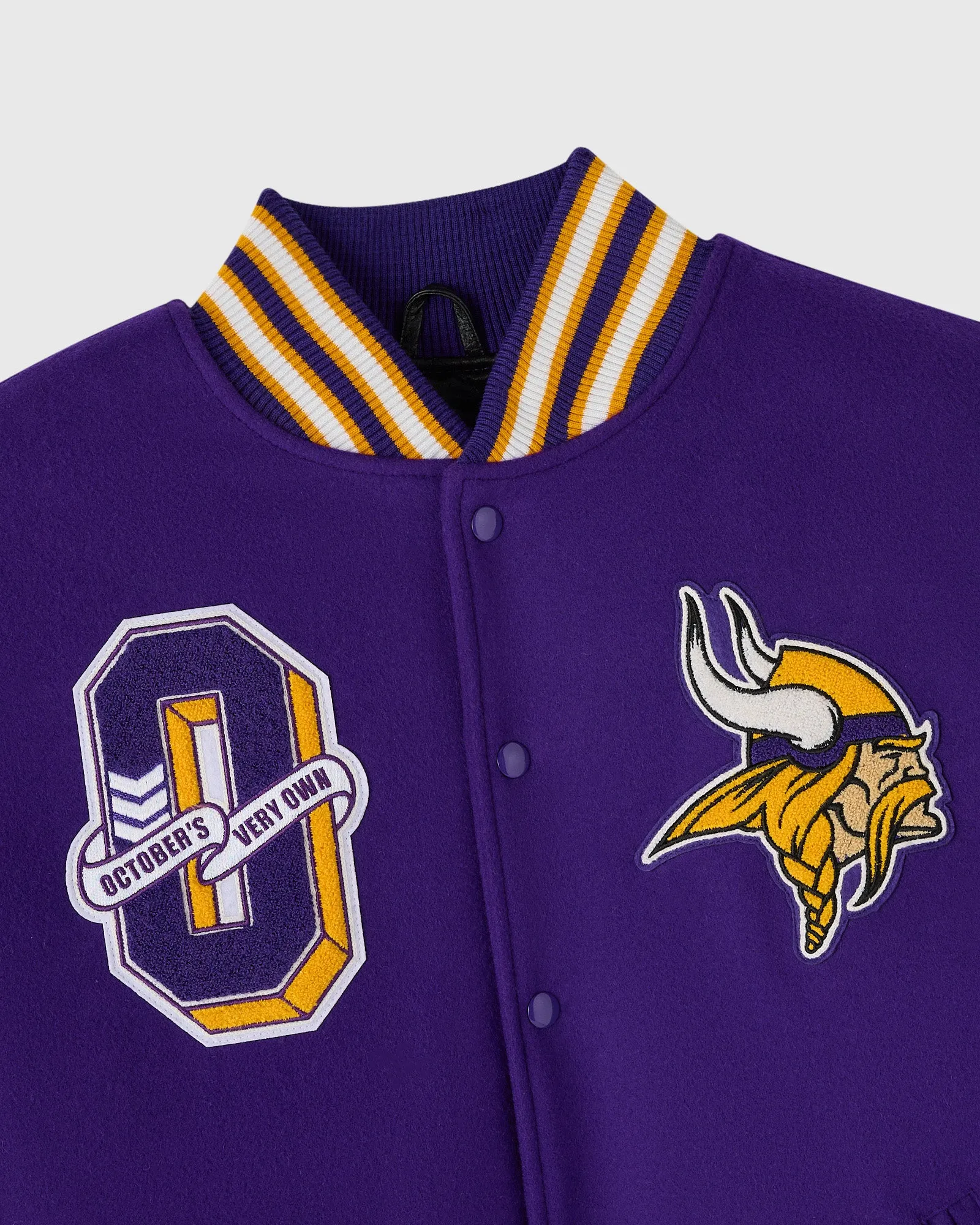 NFL Minnesota Vikings Varsity Jacket - Purple sold by OVO product image thumbnail 3