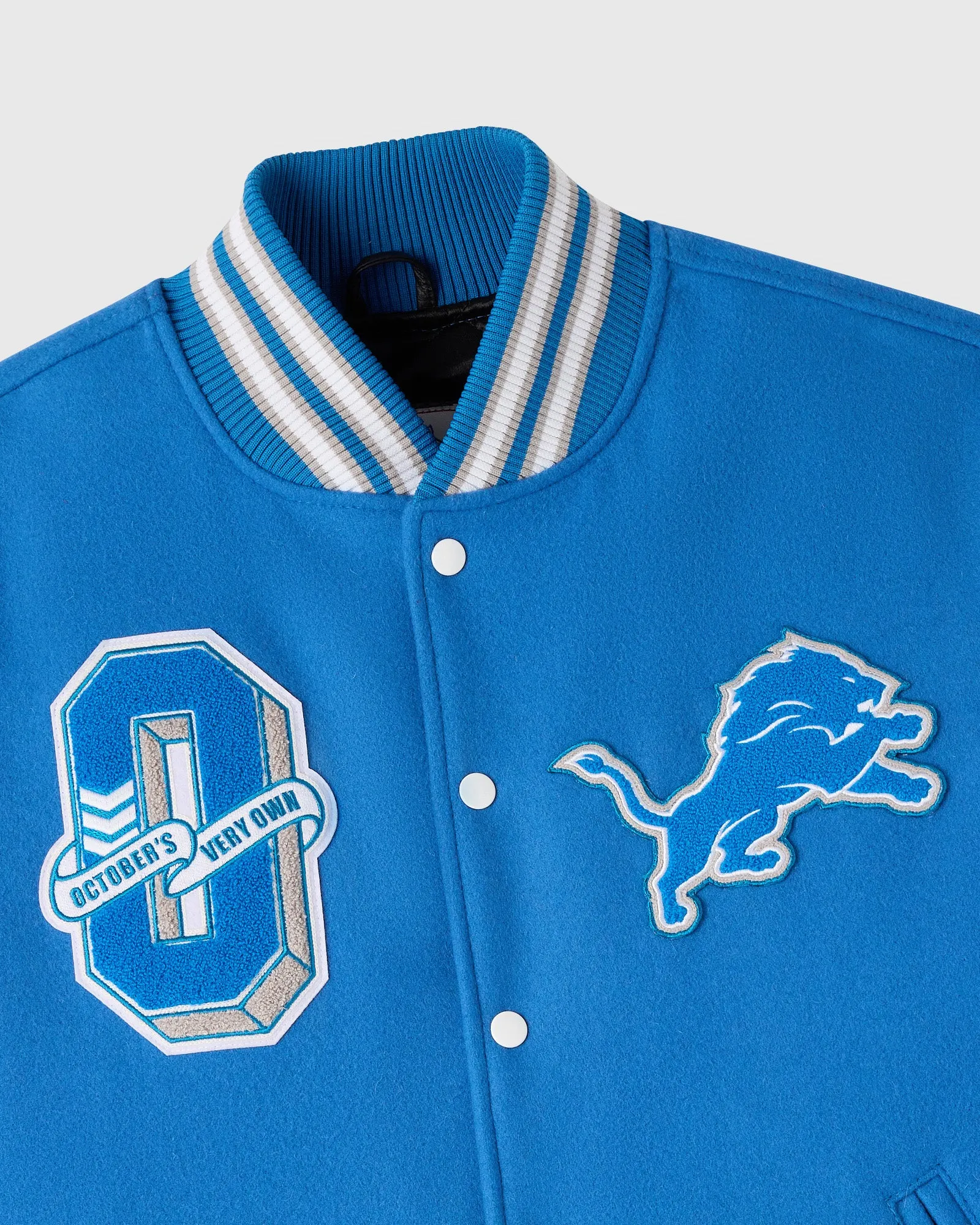NFL Detroit Lions Varsity Jacket - Blue sold by OVO product image thumbnail 3