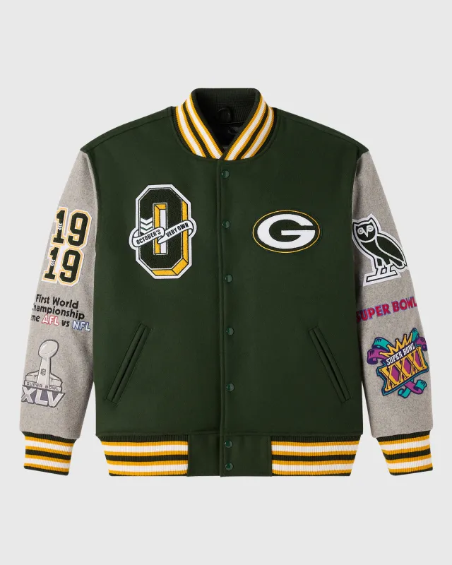 NFL Green Bay Packers Varsity Jacket - Green sold by OVO