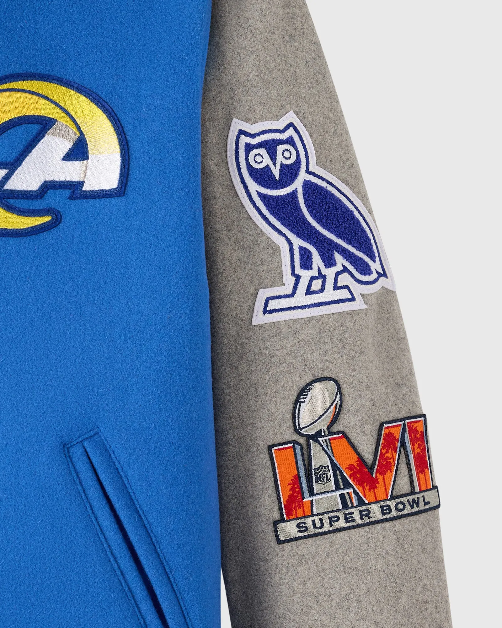 NFL Los Angeles Rams Varsity Jacket - Blue sold by OVO product image thumbnail 5