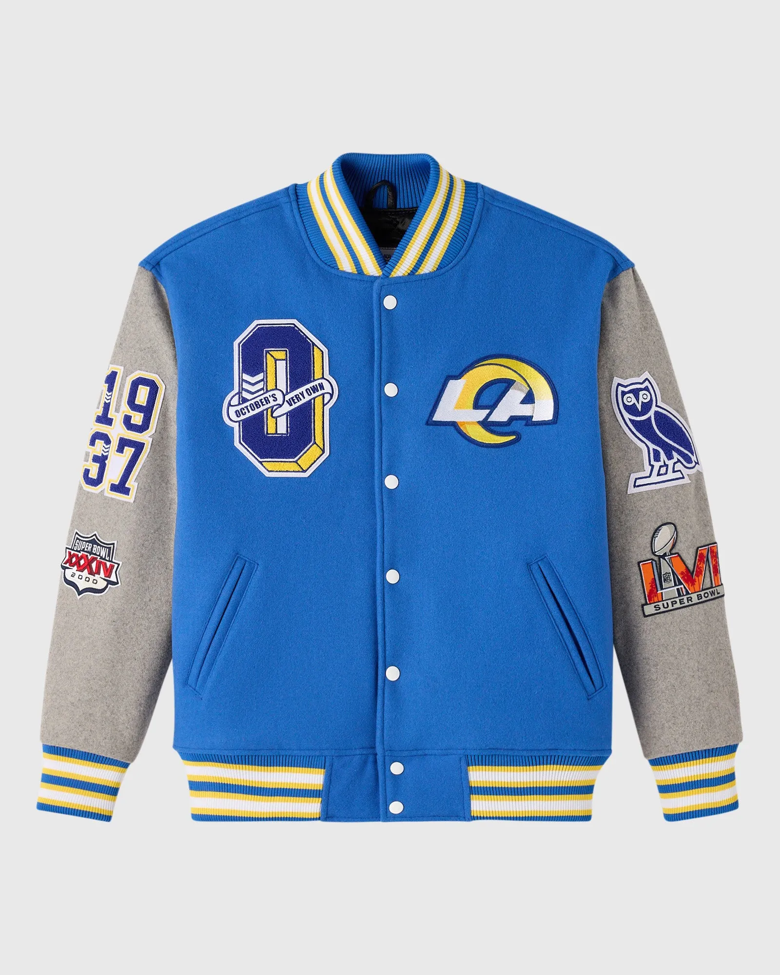 NFL Los Angeles Rams Varsity Jacket - Blue sold by OVO