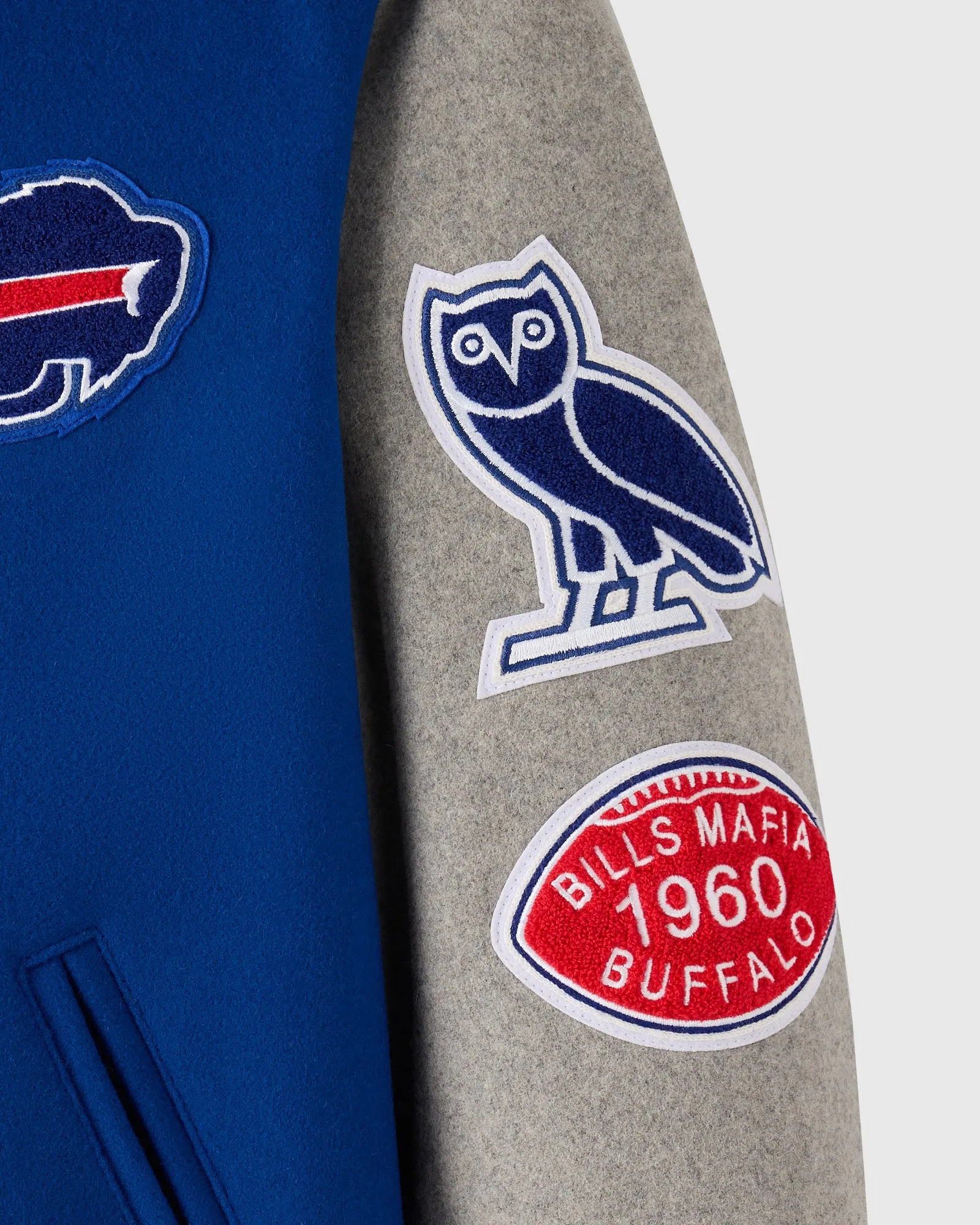 NFL Buffalo Bills Varsity Jacket - Blue sold by OVO product image thumbnail 5