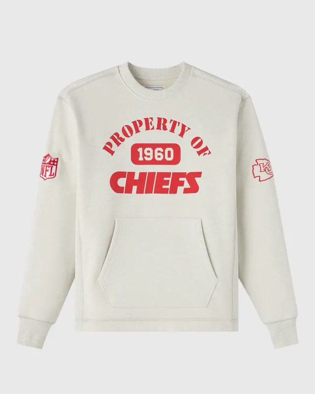 NFL Kansas City Chiefs Crewneck - Ash Heather Grey made by OVO