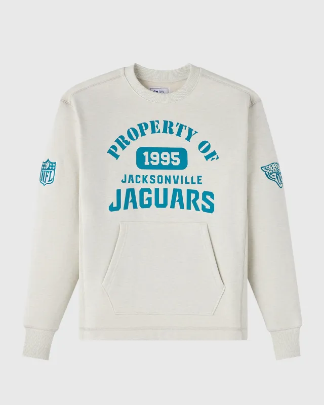 NFL Jacksonville Jaguars Crewneck - Ash Heather Grey made by OVO