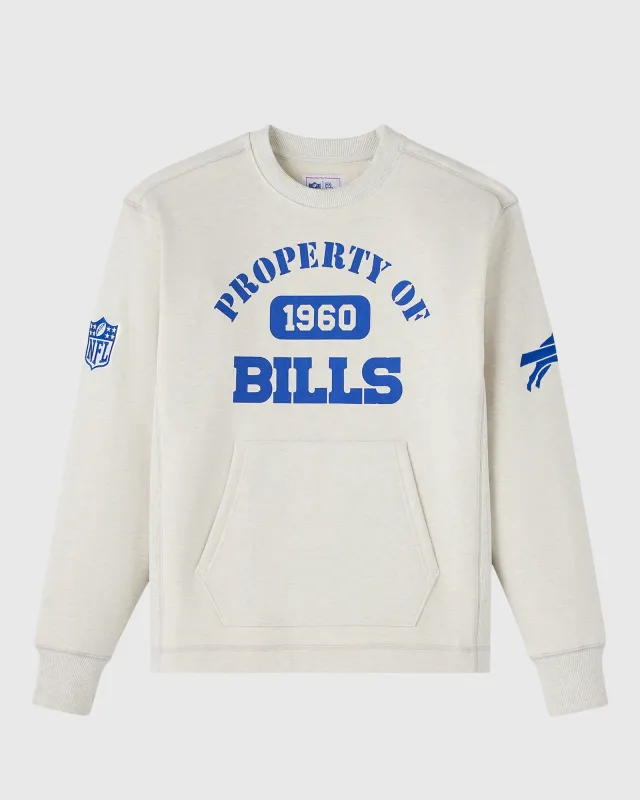 NFL Buffalo Bills Crewneck - Ash Heather Grey sold by OVO