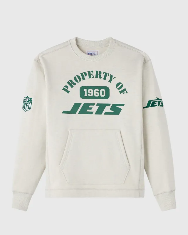 NFL New York Jets Crewneck - Ash Heather Grey made by OVO