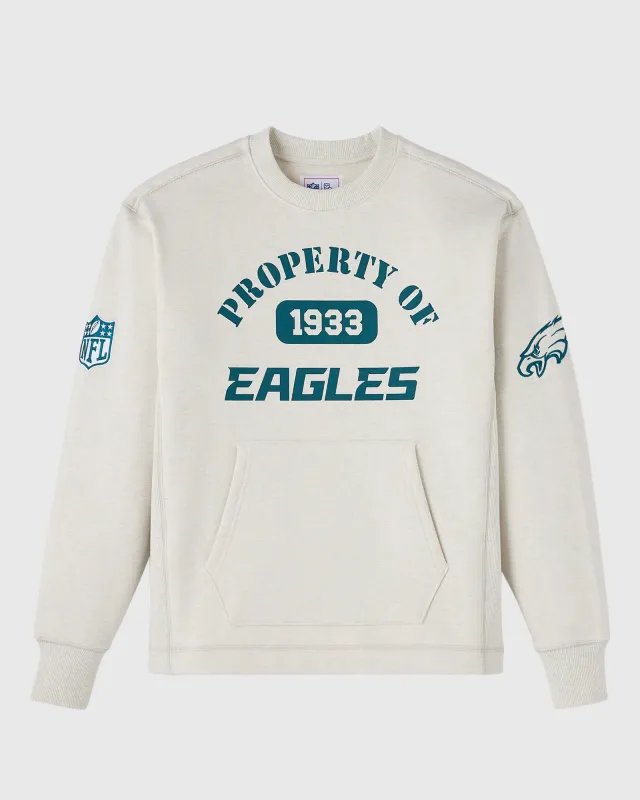 NFL Philadelphia Eagles Crewneck - Ash Heather Grey sold by OVO