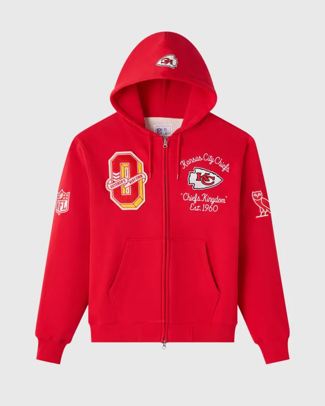 NFL Kansas City Chiefs Waffle Lined Hoodie - Red sold by OVO