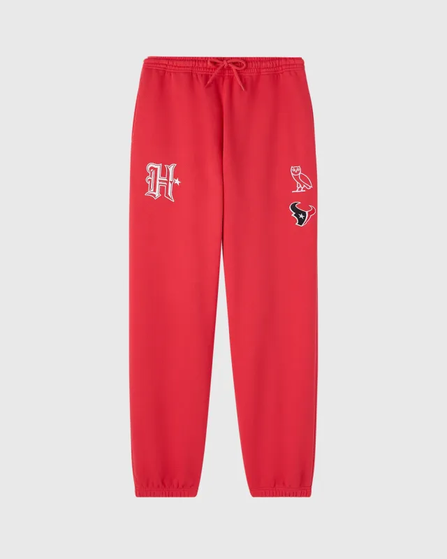 NFL Houston Texans Sweatpant - Red made by OVO