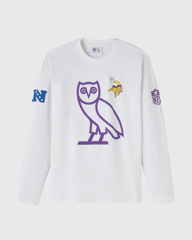 NFL Minnesota Vikings Long-Sleeve Tee - White sold by OVO